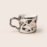 Abstract Mug — Silver