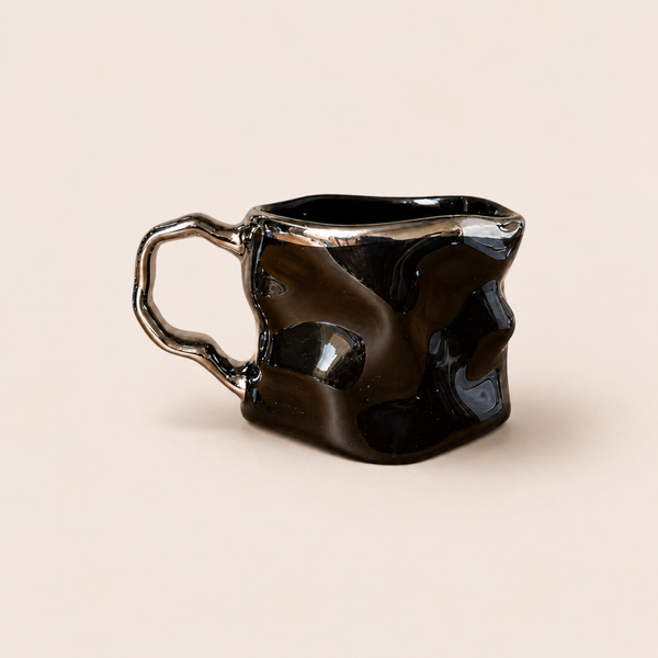 Abstract Mug — Black