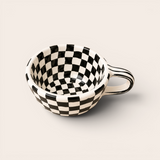 Checkerboard Mug — Black