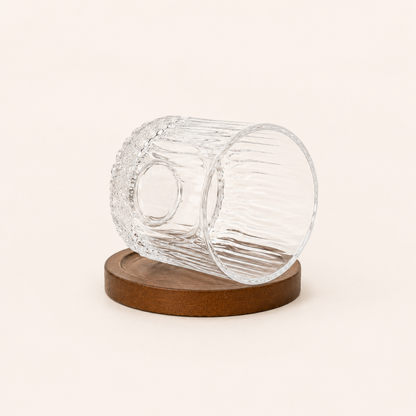 Spinning Weave Whiskey Glass