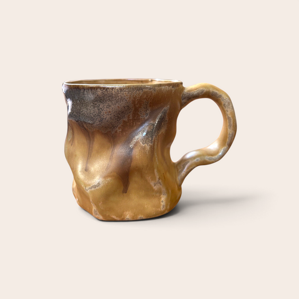 Crumple Mug — Caramel