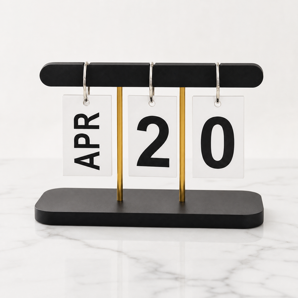 Flip Calendar — Black
