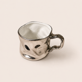 Abstract Mug — Silver
