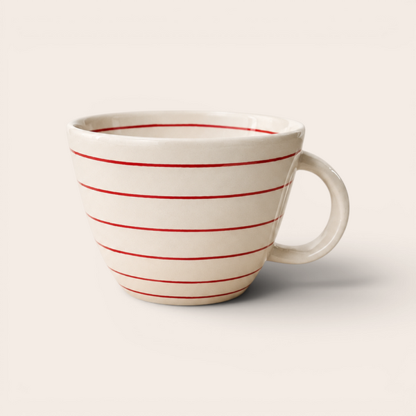 Red Stripe Mug