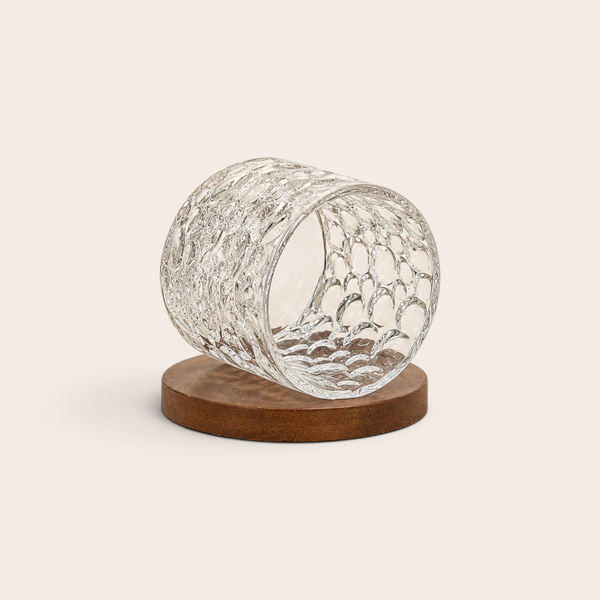 Spinning Bubble Whiskey Glass