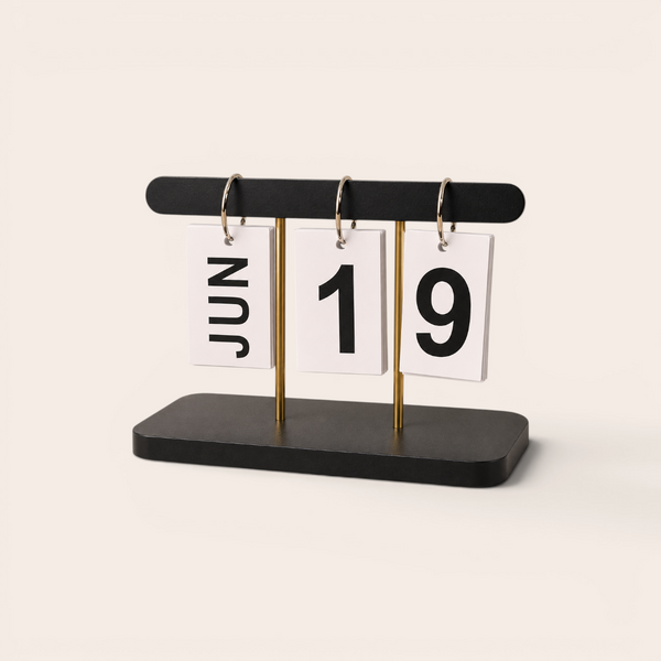 Flip Calendar — Black