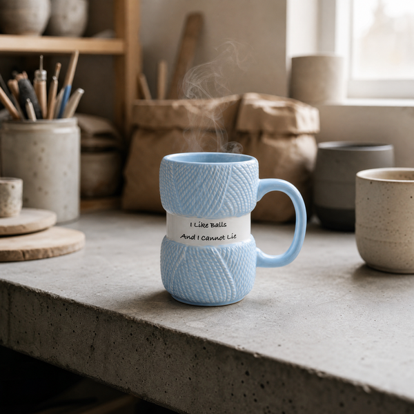 Yarn Mug — Blue
