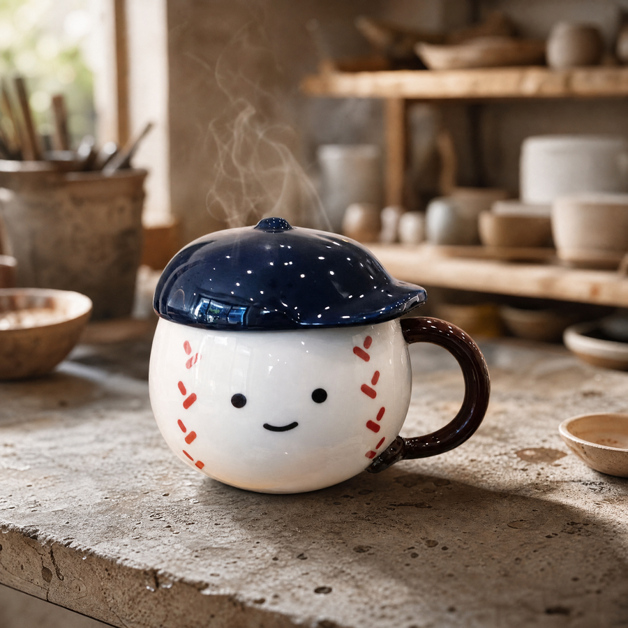 Baseball Mug — Navy Cap